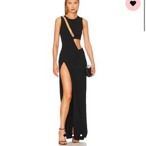 NWT Alex Maxi Dress in Black